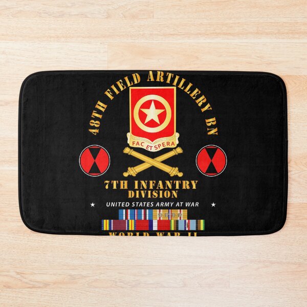 Artikelvorschau, Armee – 48. Feldartillerie Bn – 7. Infanteriedivision – 2. Weltkrieg mit ARR EXP PAC PHIL SVC entworfen und verkauft von Military Insignia Products.