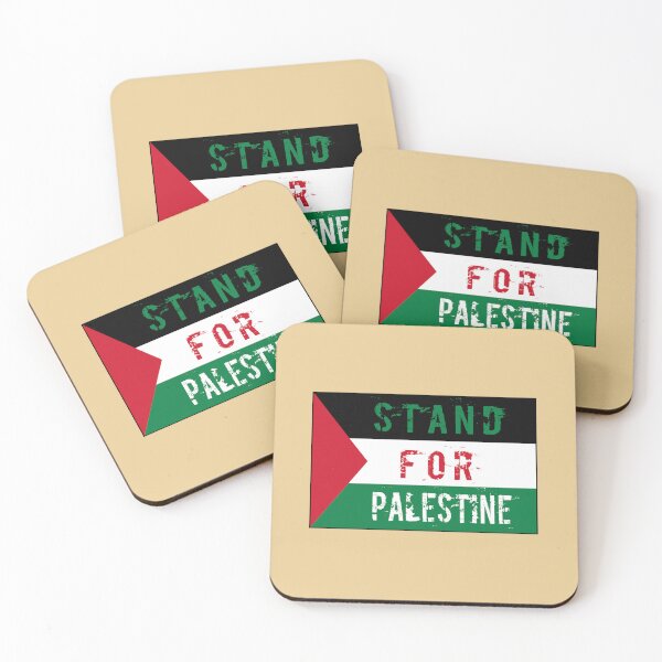 Item preview, Stand for Palestine Art Flag designed and sold by AJ  Liber.