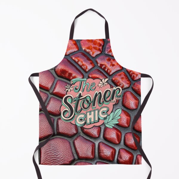 Item preview, The Stoner Chic Red Leather Pattern Popart Style Colorful  designed and sold by ShopSunday.