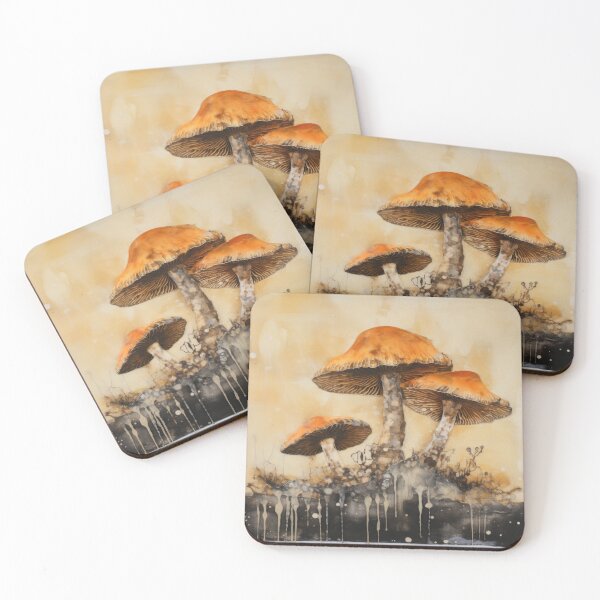 Item preview, Encaustic wax and watercolor flower, fungi and grasses 26 designed and sold by EmilyDayDreams.