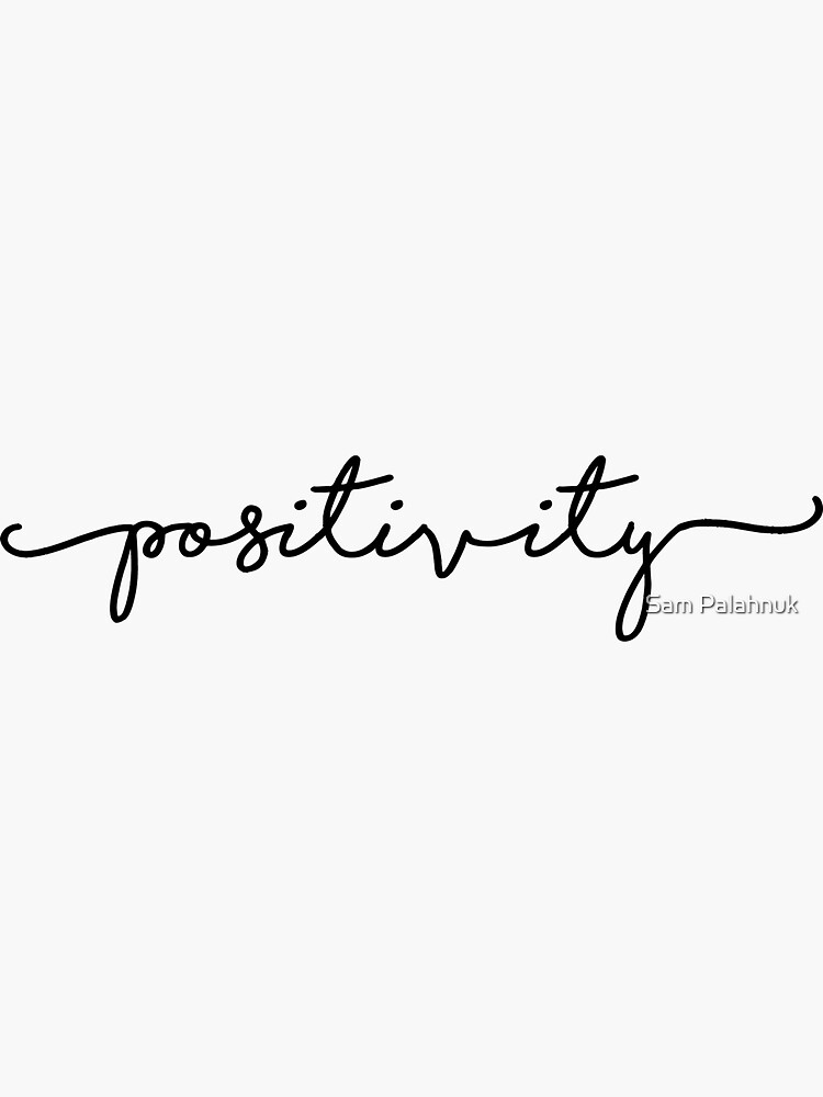 positivity sticker by sampalahnukart