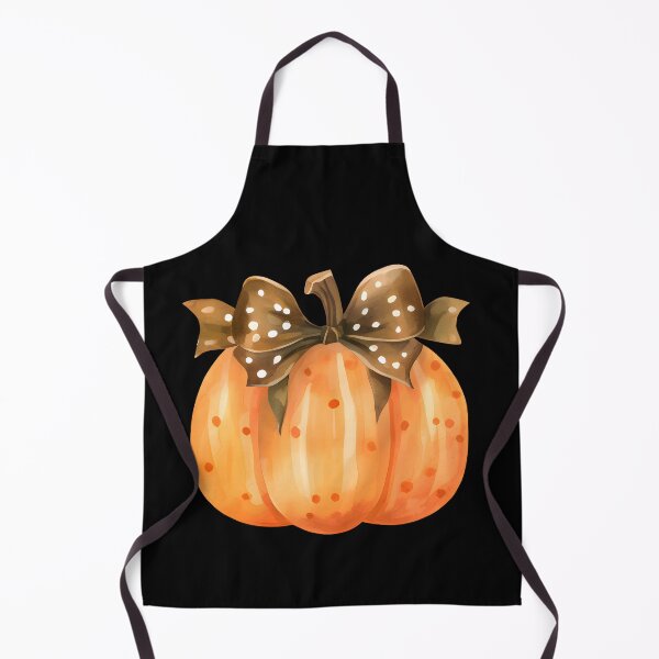 Item preview, Watercolor pumpkin with a bow print designed and sold by Katarzyna Dembek.