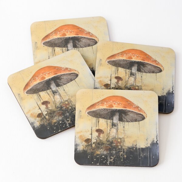 Item preview, Encaustic wax and watercolor flower, fungi and grasses 27 designed and sold by EmilyDayDreams.