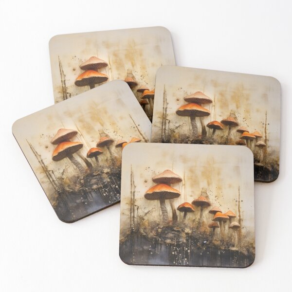 Item preview, Encaustic wax and watercolor flower, fungi and grasses 29 designed and sold by EmilyDayDreams.