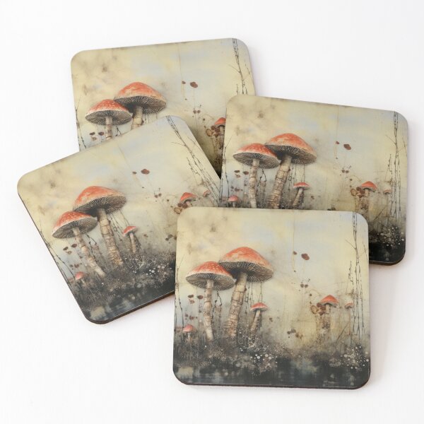 Item preview, Encaustic wax and watercolor flower, fungi and grasses 30 designed and sold by EmilyDayDreams.