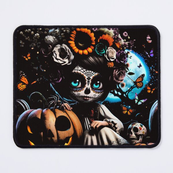 Item preview, Halloween Dia de los Muertos: Enchanted Pumpkin Forest designed and sold by jonrdesign.