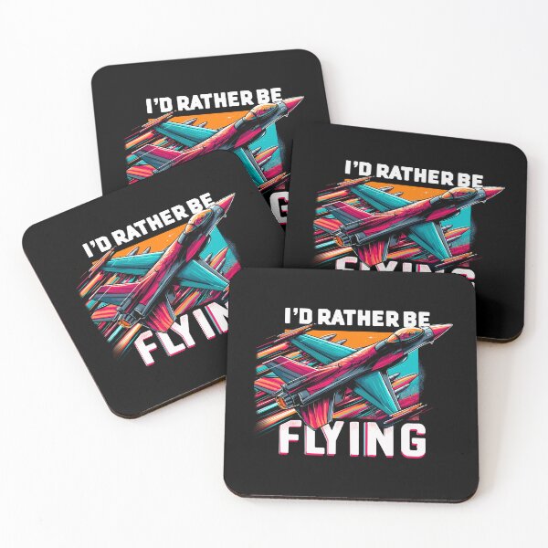 Item preview, I’d rather be flying, funny pilot, jet fighter pilot designed and sold by mwebba2005.
