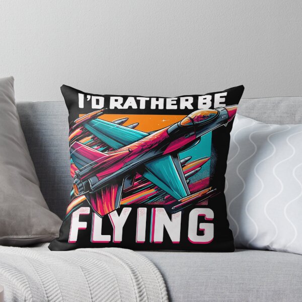 Item preview, I’d rather be flying, funny pilot, jet fighter pilot designed and sold by mwebba2005.