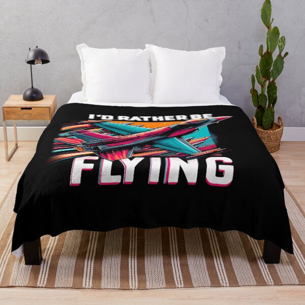 Item preview, I’d rather be flying, funny pilot, jet fighter pilot designed and sold by mwebba2005.