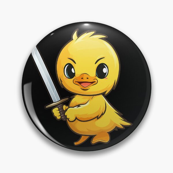 Item preview, Tiny Duck with knife designed and sold by LudwikeArts.