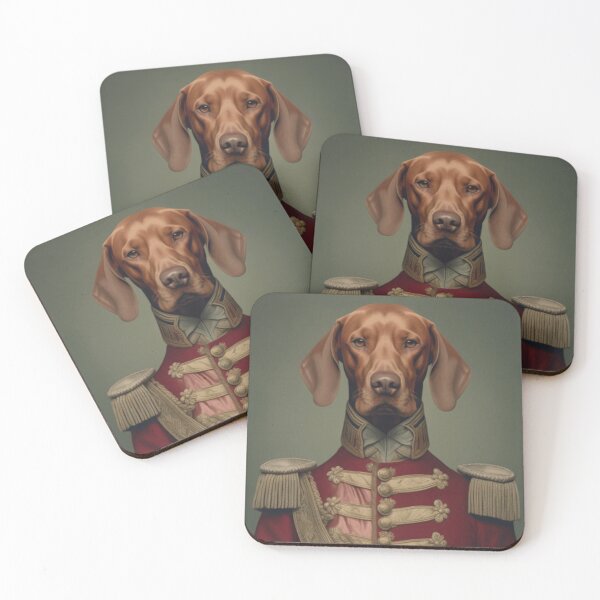 Item preview, Vizsla with royal clothes, funny dog ​​picture, digital download, gift for dog owners, Funny Dog Picture, Vizsla art designed and sold by Specialanimal.