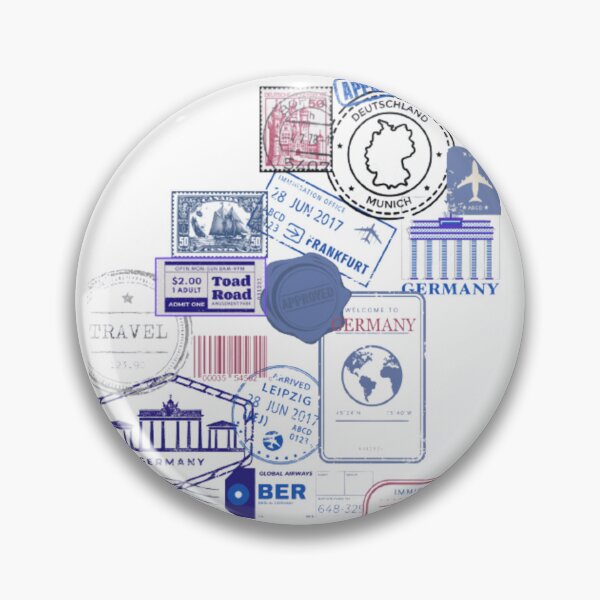 Aperçu de l'œuvre Timbres de voyage en Allemagne créée et vendue par AnaCl.