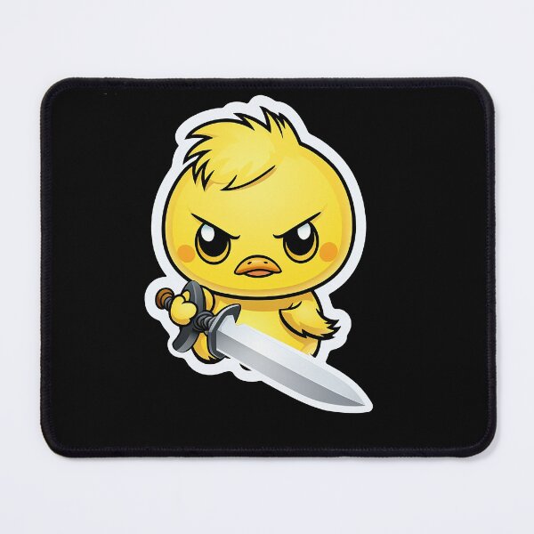 Item preview, Tiny Duck with knife designed and sold by LudwikeArts.