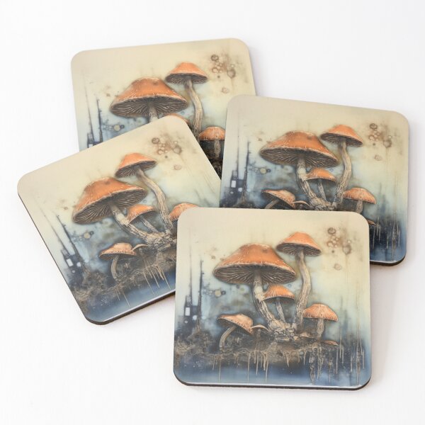 Item preview, Encaustic wax and watercolor flower, fungi and grasses 32 designed and sold by EmilyDayDreams.