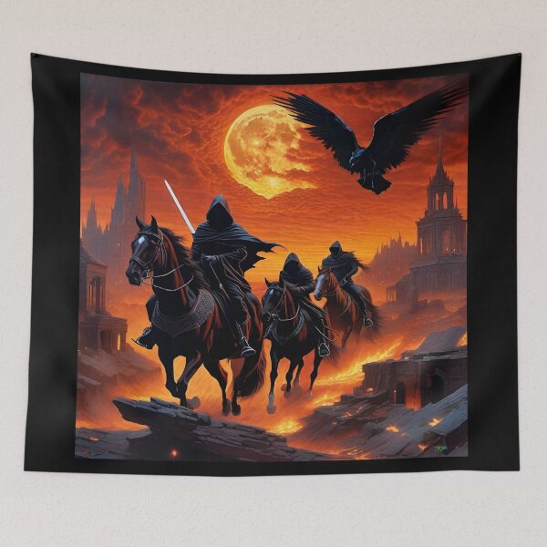 Item preview, Apocalyptic Wraith Riders - Dark Fantasy Nightmare 109 designed and sold by Benito Del Ray.