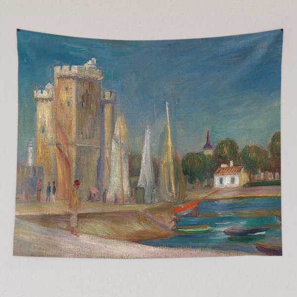 Item preview, Port de la Rochelle by Pierre August Renoir designed and sold by tomorrowsart.
