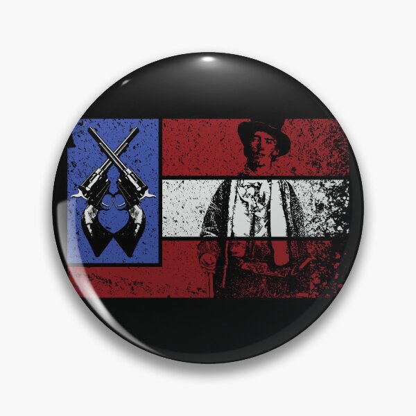 Item preview, Billy the Kid Grunge Pop Distressed WESTERN FLAG  designed and sold by pelagio.