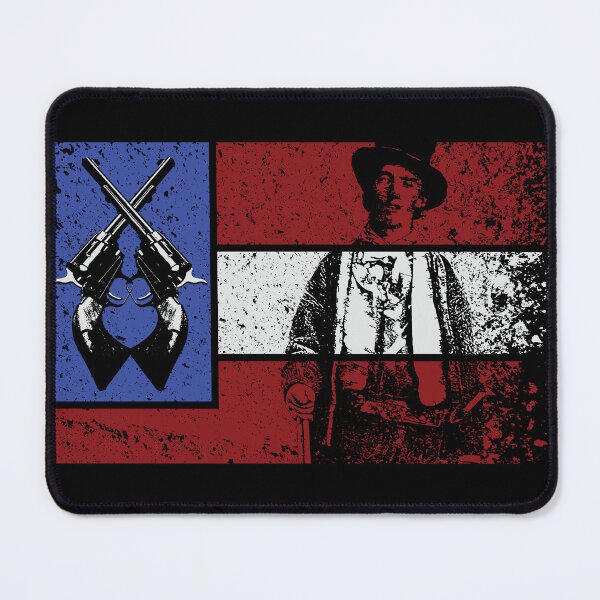 Item preview, Billy the Kid Grunge Pop Distressed WESTERN FLAG  designed and sold by pelagio.