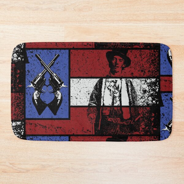 Item preview, Billy the Kid Grunge Pop Distressed WESTERN FLAG  designed and sold by pelagio.