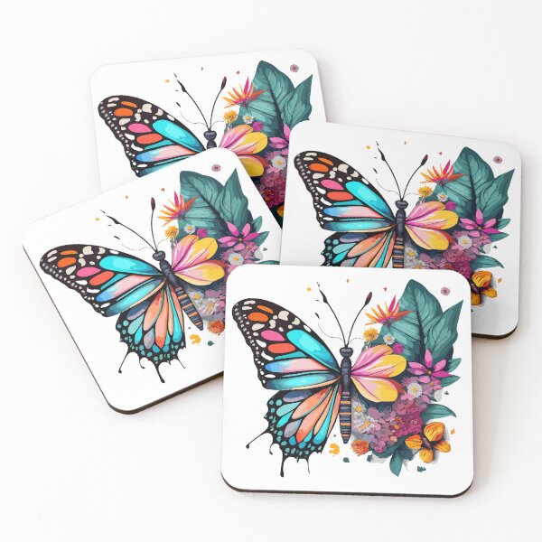 Item preview, Metamorphora Butterfly Nature Flowers Branches Watercolor Life designed and sold by sadedream.
