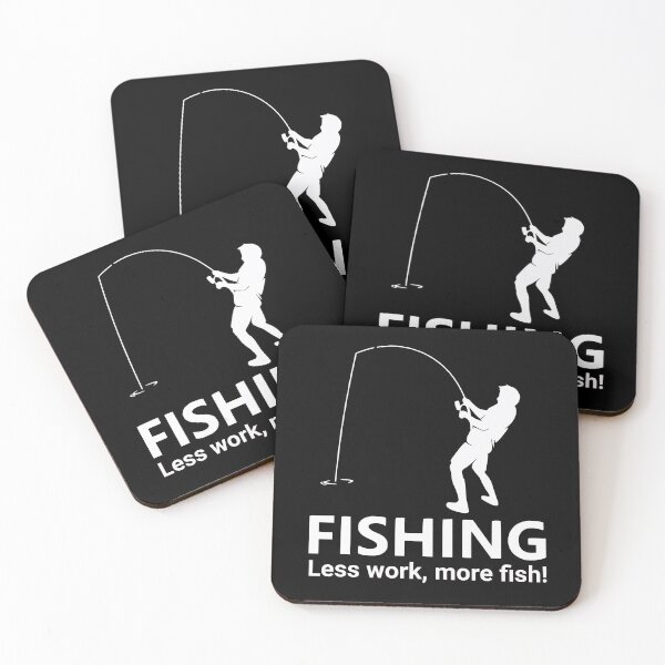 Item preview, Fishing,less work more fish - Bassmasters - Bonefish - Fishing Rod holder - Fishing is my life designed and sold by JansenGS.
