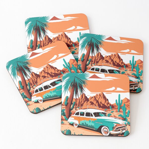 Item preview, Retro car  designed and sold by UrbanHedgehog.