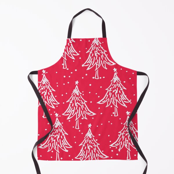Item preview, Bright Hot Pink Winter Holiday Christmas Tree Seamless Pattern designed and sold by CapturedByeJ.