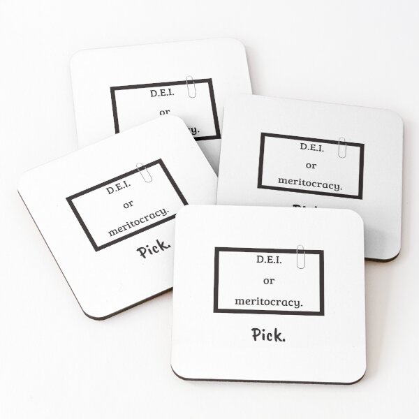 Item preview, D.E.I. or Meritocracy designed and sold by SICK-Store.