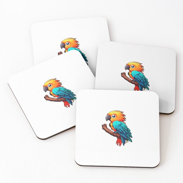 Item preview, Cute and colorful parrot designed and sold by BrohShop.