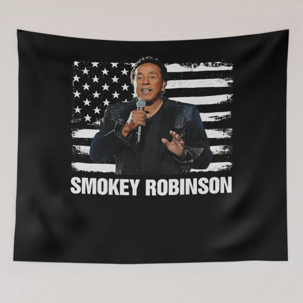 Item preview, Smokey music Robinson American Flag designed and sold by cutrightneal.