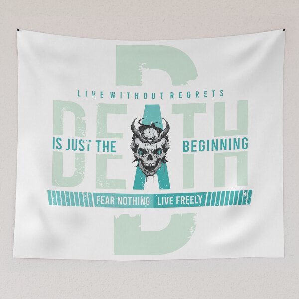 Item preview, Death is just the beginning designed and sold by CropWear.