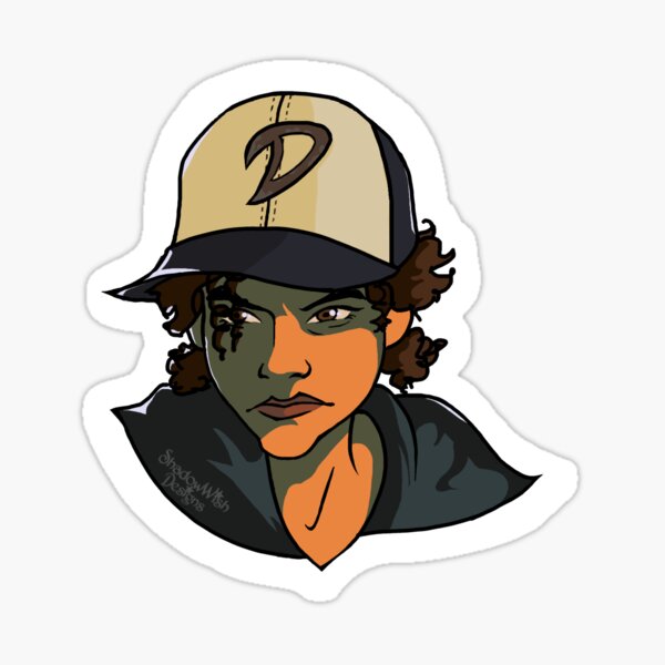 Clementine Sweet Pea TWD Telltale Sticker Sticker