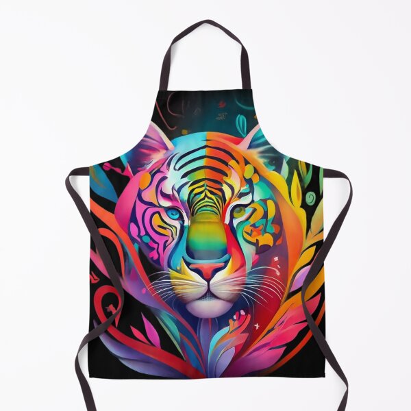 Item preview, Tiger Colorful Paint designed and sold by czarnyfeniks.