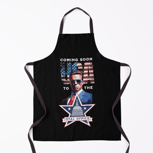 Item preview, Coming Soon to the Oval Office - Arnie for President designed and sold by Sir Meow Meow.
