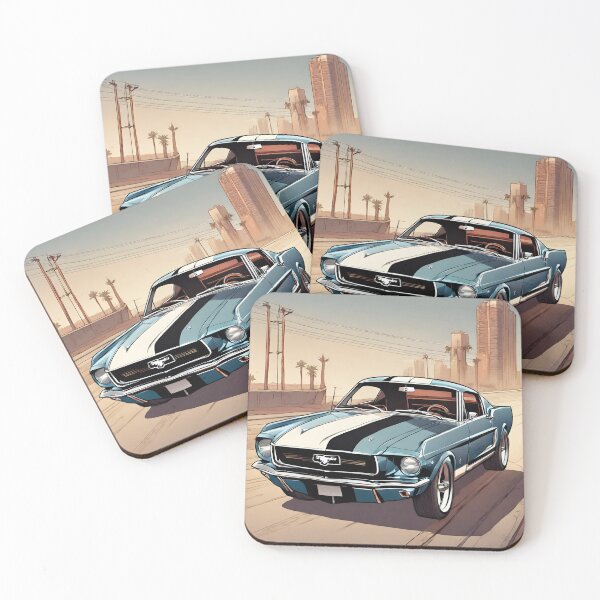 Item preview, classic muscle car - blue pony designed and sold by MGSdesing.