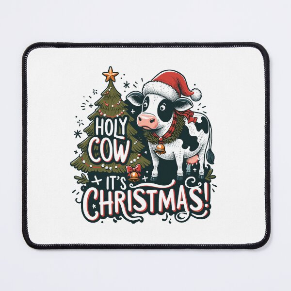 Item preview, Santa Holy Cow Its Christmas designed and sold by ElLocoMus.
