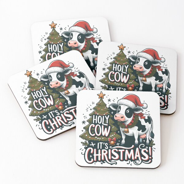 Item preview, Santa Holy Cow Its Christmas designed and sold by ElLocoMus.
