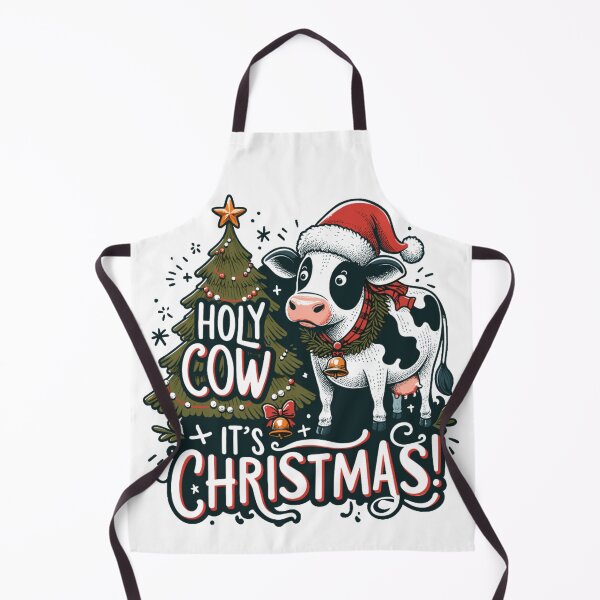 Item preview, Santa Holy Cow Its Christmas designed and sold by ElLocoMus.