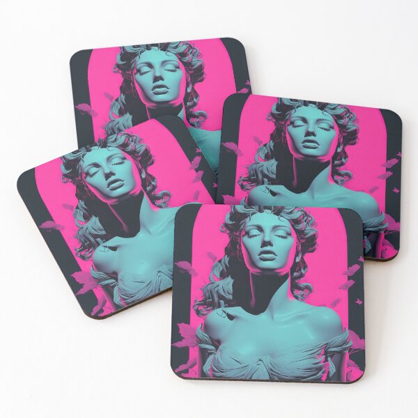 Item preview, Techno Echoes: Timeless Bust in Neon Network designed and sold by Mullet Monkey.