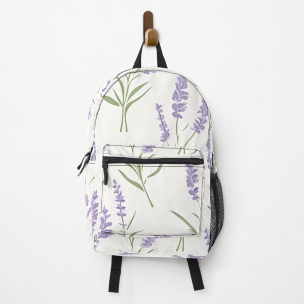 Item preview,  Lavender fields at sunset, a serene purple landscape designed and sold by StrawberryJolly.
