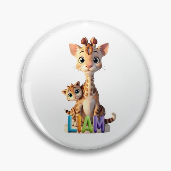 Item preview, Liam name and Giraffe  designed and sold by AleksKos.