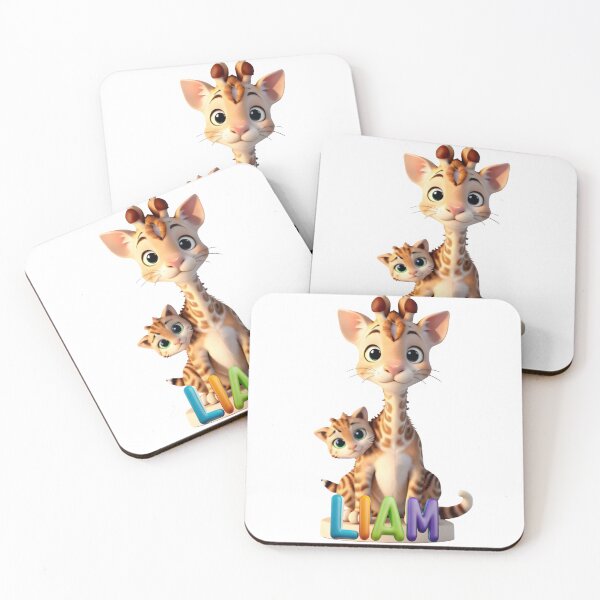 Item preview, Liam name and Giraffe  designed and sold by AleksKos.