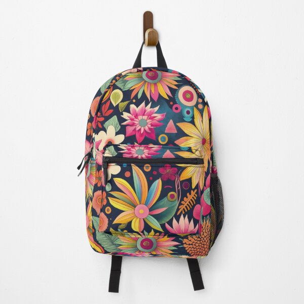 Item preview, Floral, fantastic, colorful tile, pattern designed and sold by LuckyFamily.