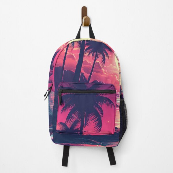 Item preview, Synthwave Serenity: Vintage Allure in Sunset Glow designed and sold by Mullet Monkey.