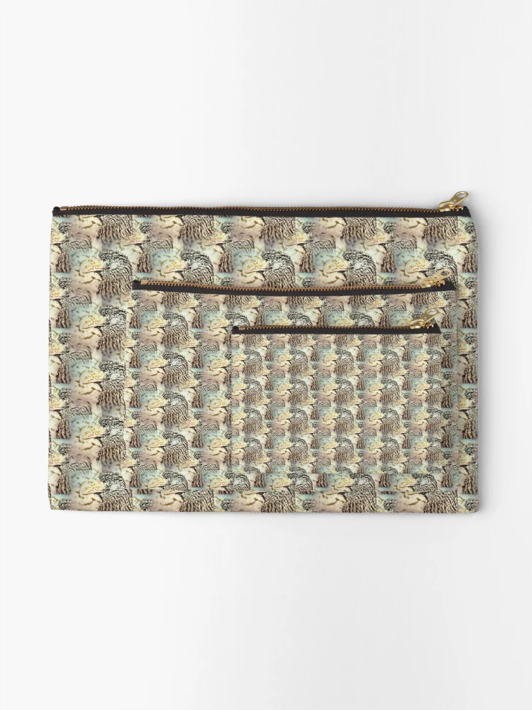 Thumbnail 2 of 4, Zipper Pouch, Eagle Array Pattern designed and sold by Poetic Patterns Studio.