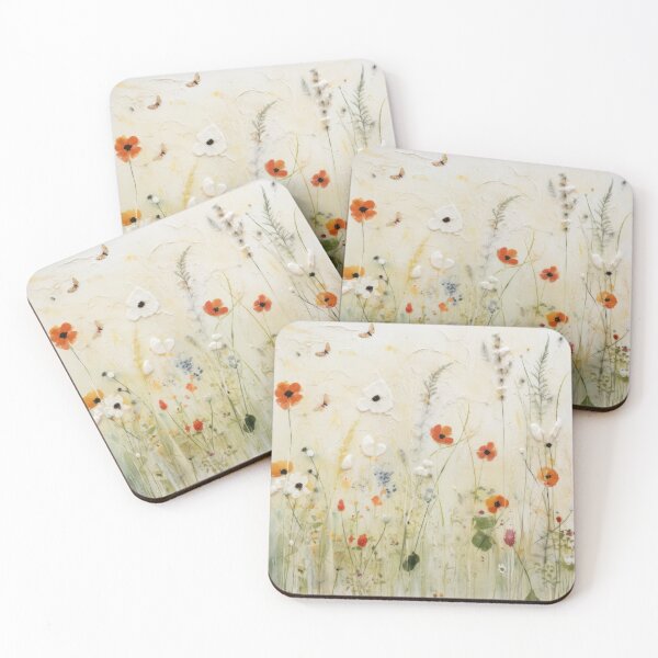 Item preview, Encaustic wax and watercolor flower, fungi and grasses 36 designed and sold by EmilyDayDreams.