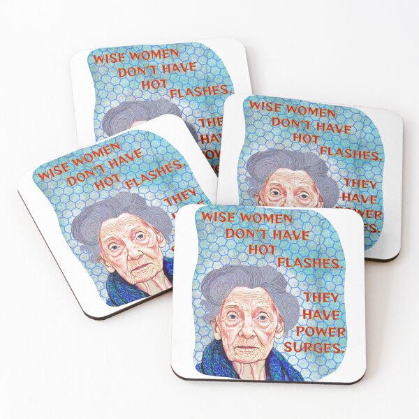 Item preview, Radical Senior Feminism - Wise Women Don't Have Hot Flashes They Have Power Surges designed and sold by LethalPixieDust.