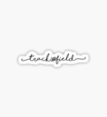 track and field sticker Sticker