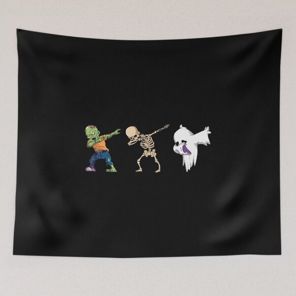 Item preview, Dabbing Halloween Trio - Zombie, Skeleton, and Ghost designed and sold by Acim0.