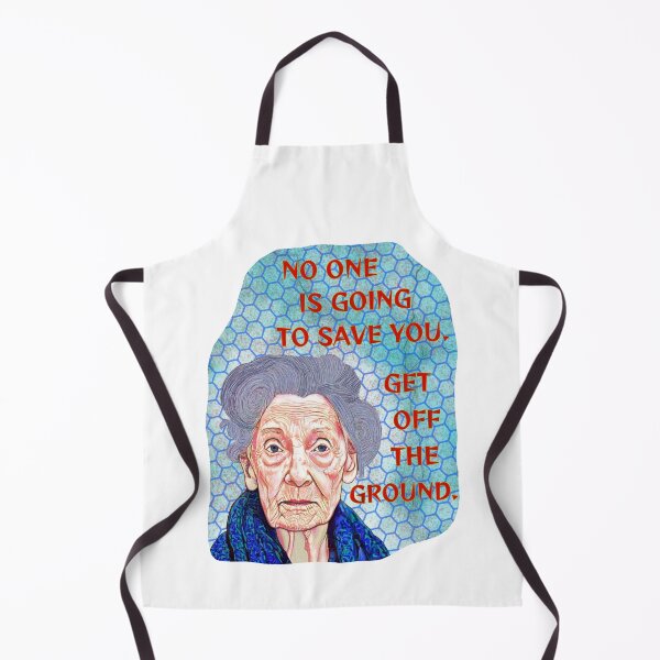 Item preview, Radical Senior Feminism - No One Is Coming To Save You Get Off The Ground designed and sold by LethalPixieDust.